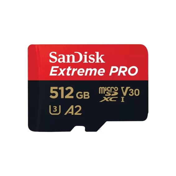 SanDisk Extreme Pro A2 microSDXC 4K – 512 GB