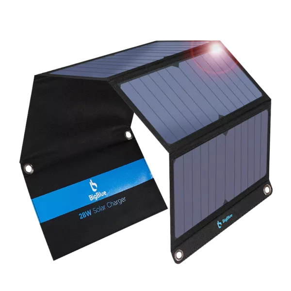 פאנל טעינה סולארי BIGBLUE  28W PV