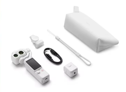 מצלמת גימבל דגם Osmo Pocket 4P Standard Combo DJI (Pearl White)